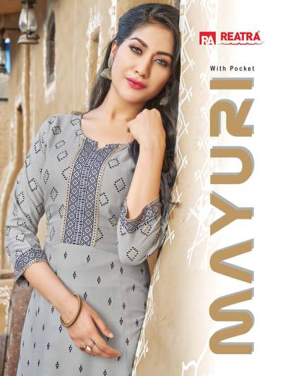 Mayuri By Reatra Fancy Rayon Summer Wear Kurti Collection